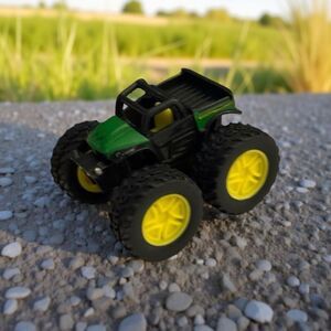 Rare Miniature John Deere Gator Monster Treads Tires TOMY Car  2" A14